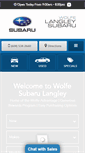 Mobile Screenshot of langleysubaru.com